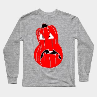 red pumpkin Halloween Long Sleeve T-Shirt